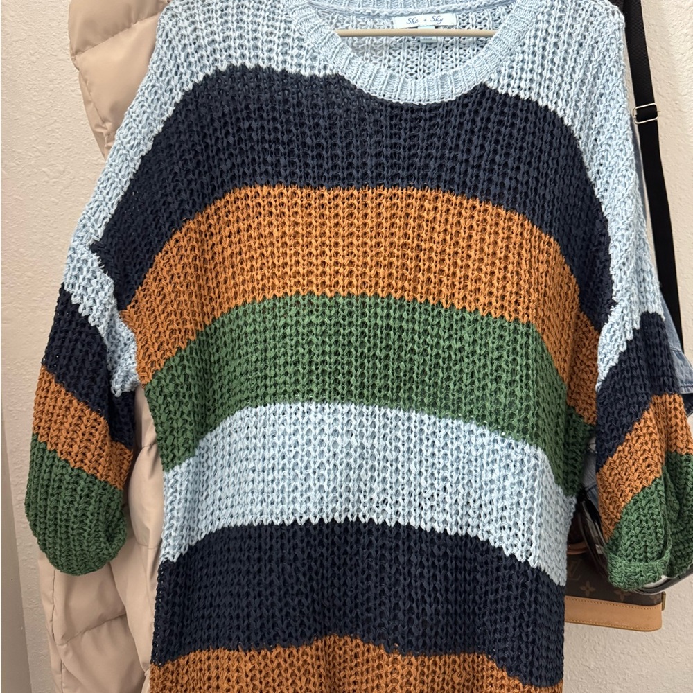 Blue sweater